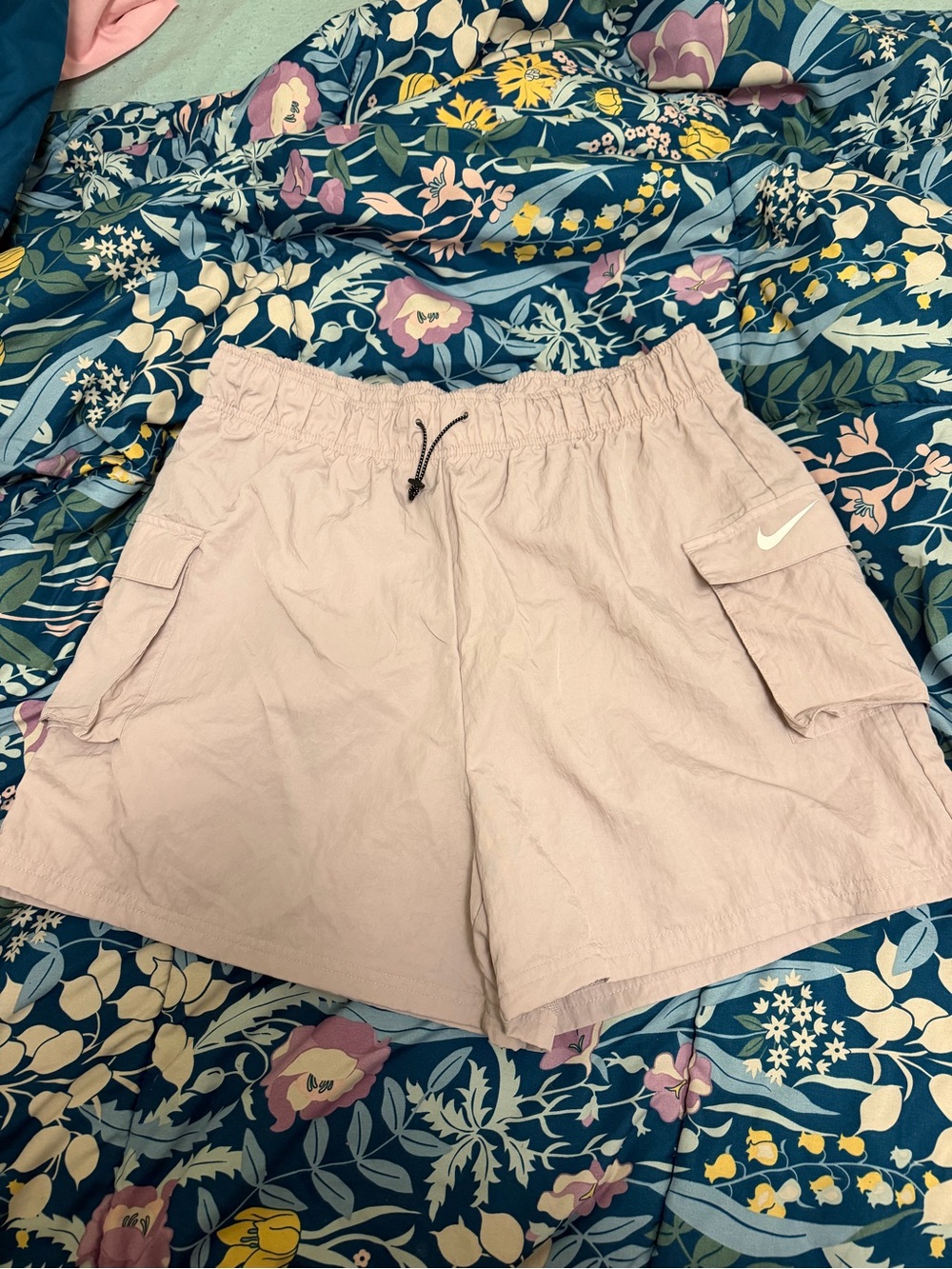 Nike Women's Pale Pink Cargo Shorts